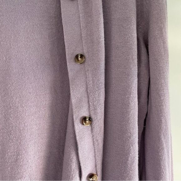 Ann Taylor Lilac‎ button up Cardigan 🦋🌸 - Picture 6 of 12